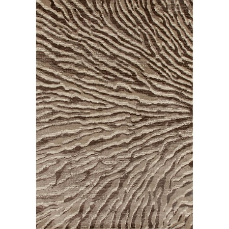 Art Carpet 8 X 11 Ft. Troy Collection Ripple Woven Area Rug, Beige 26051